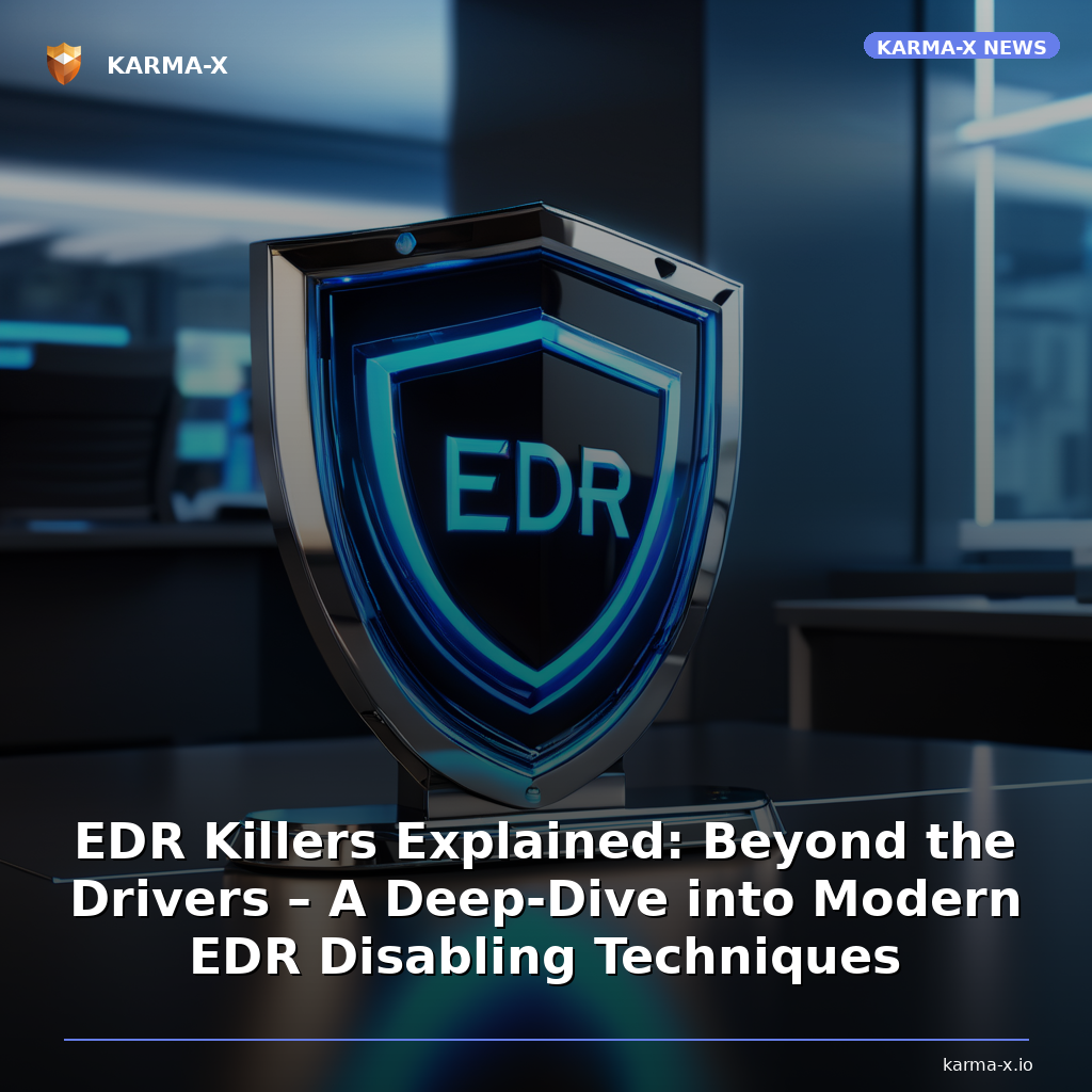 EDR Killers Explained: Beyond the Drivers – A Deep‑Dive into Modern EDR Disabling Techniques