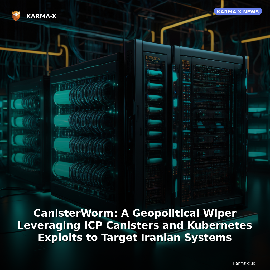 CanisterWorm: A Geopolitical Wiper Leveraging ICP Canisters and Kubernetes Exploits to Target Iranian Systems