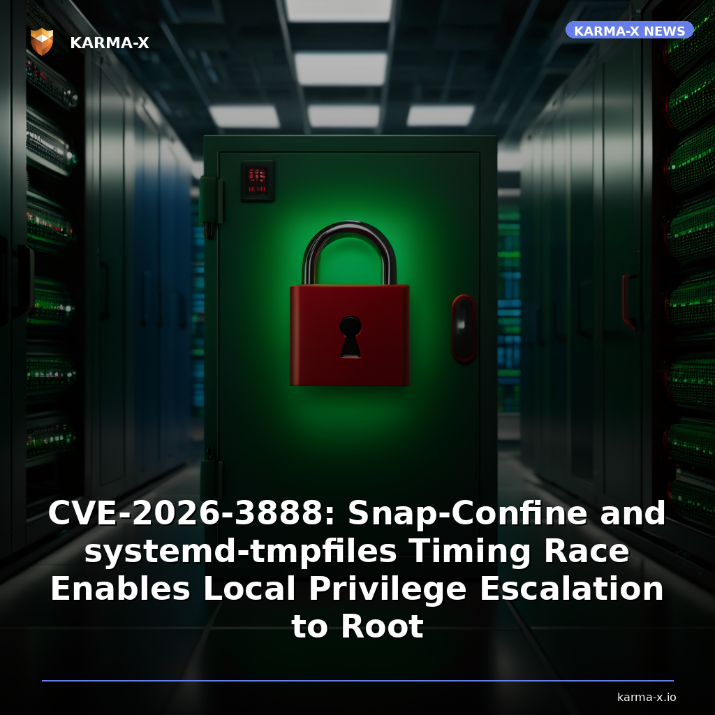 CVE‑2026‑3888: Snap‑Confine and systemd‑tmpfiles Timing Race Enables Local Privilege Escalation to Root