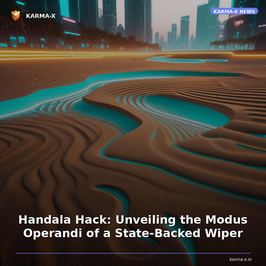 Handala Hack: Unveiling the Modus Operandi of a State‑Backed Wiper