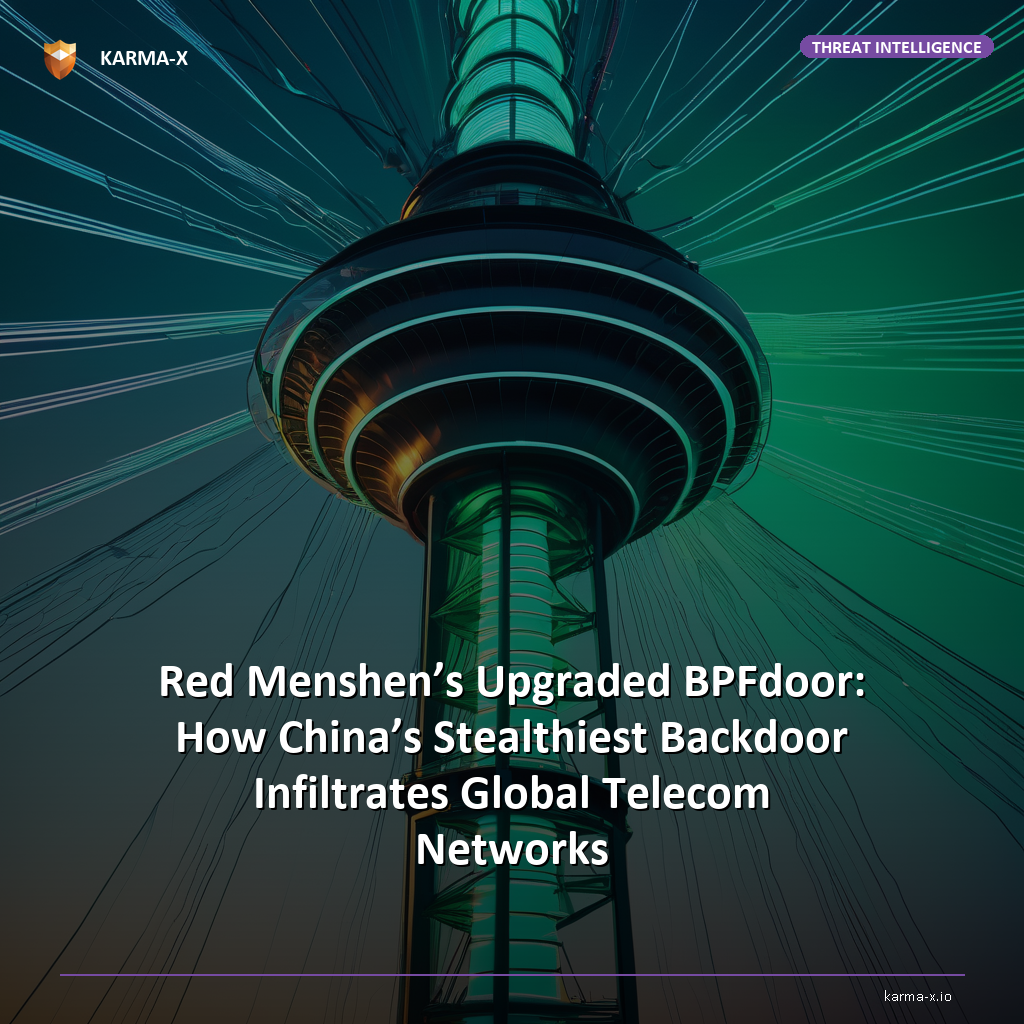 Red Menshen’s Upgraded BPFdoor: How China’s Stealthiest Backdoor Infiltrates Global Telecom Networks