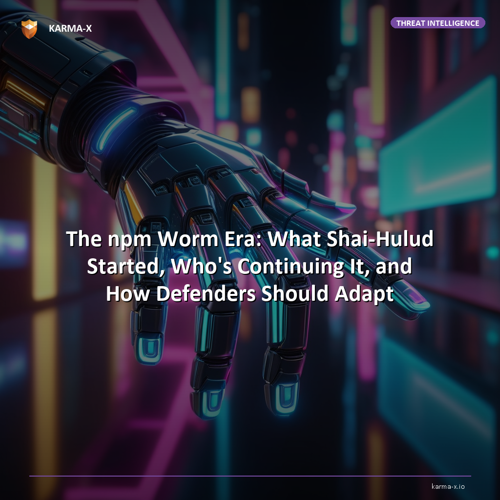 The npm Worm Era: What Shai-Hulud Started, Who's Continuing It, and How Defenders Should Adapt