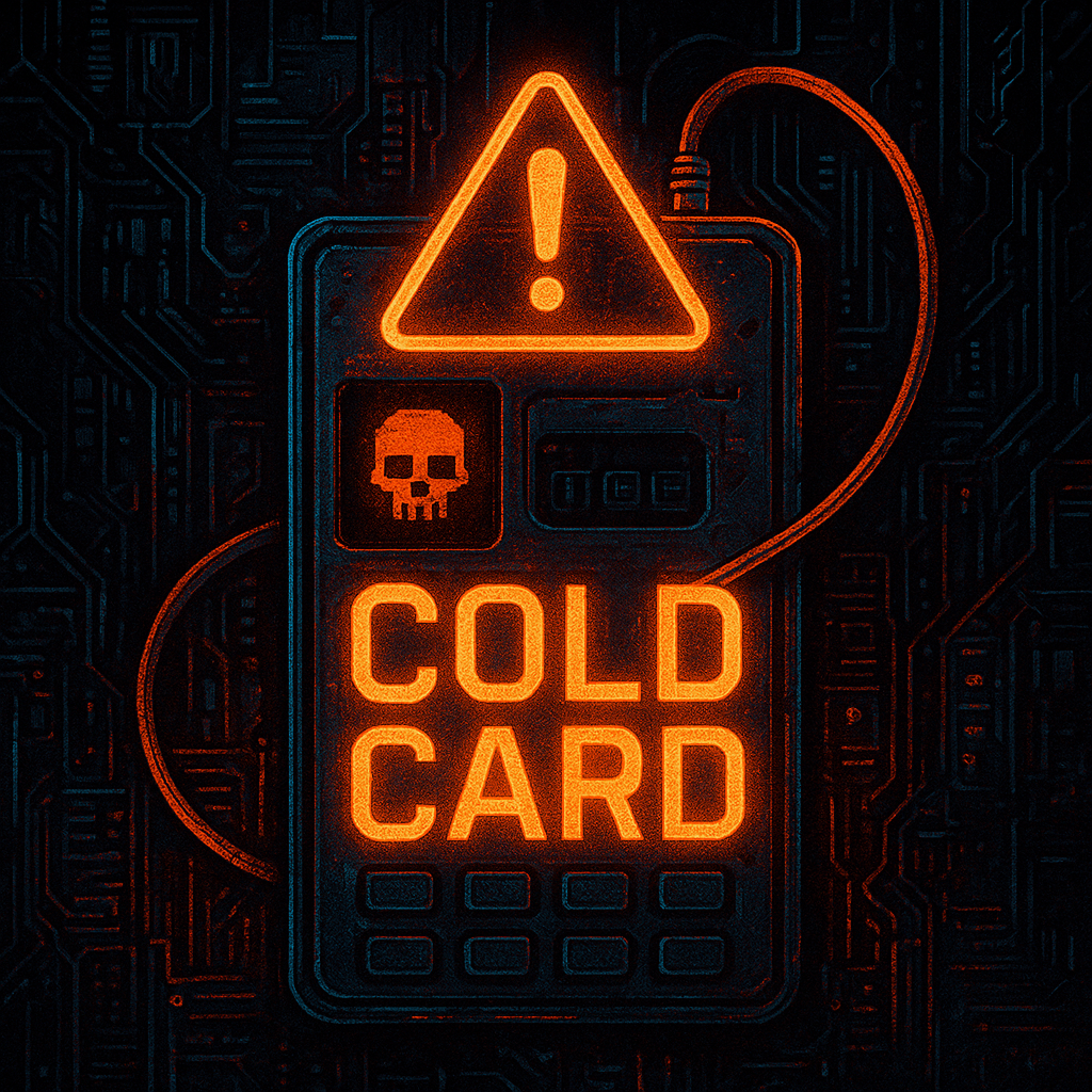 Critical Vulnerability in Coldcard Hardware Wallets