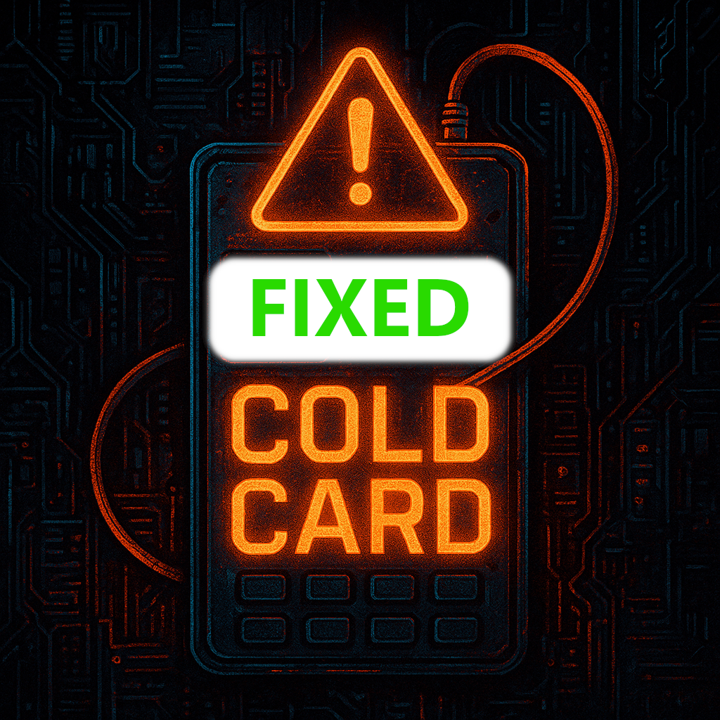 (Updated) Coldcard Delta PIN Bitcoin Private Key Recovery Vulnerability