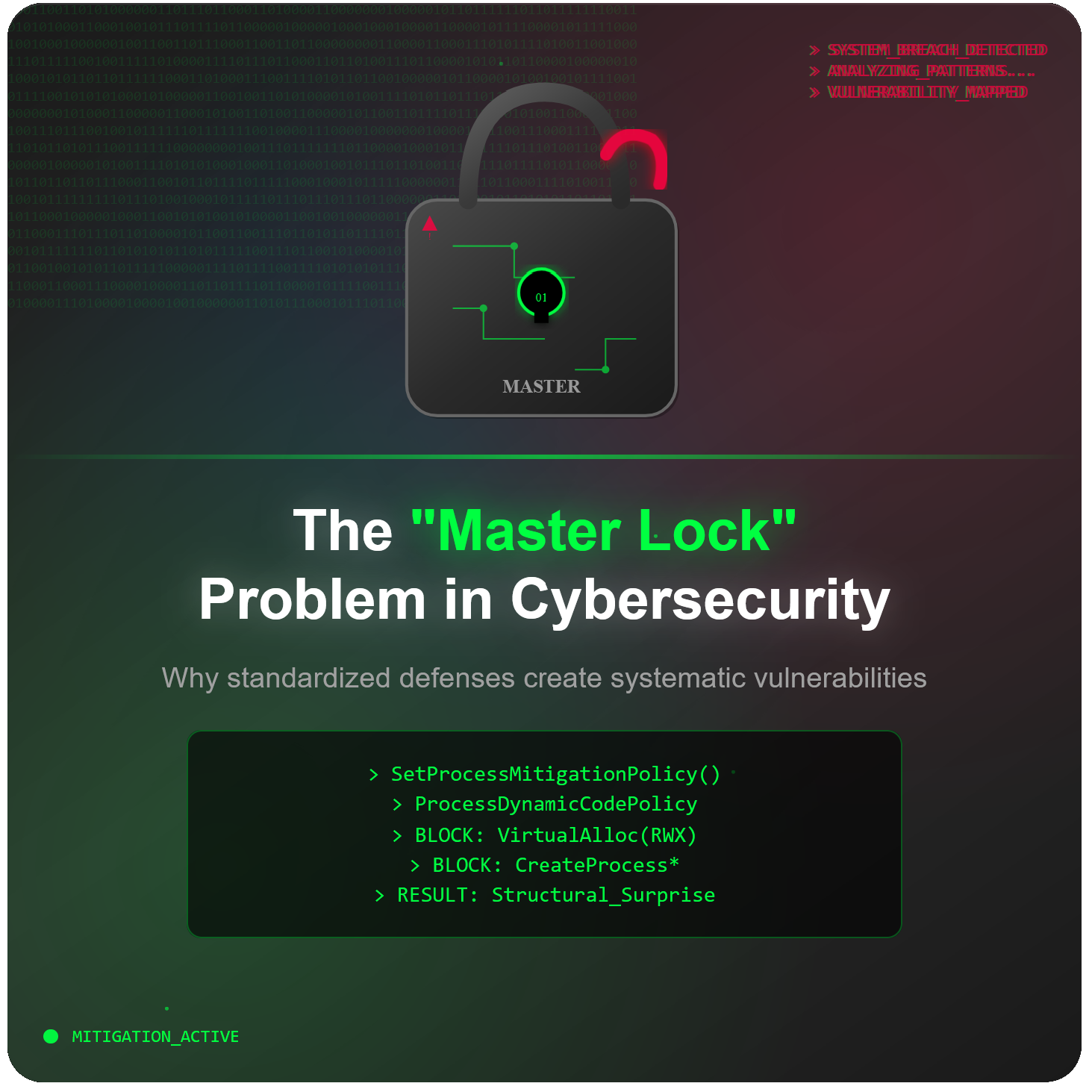 The “Master Lock” Problem